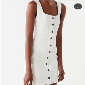 Urban Outfitters White Jean dress